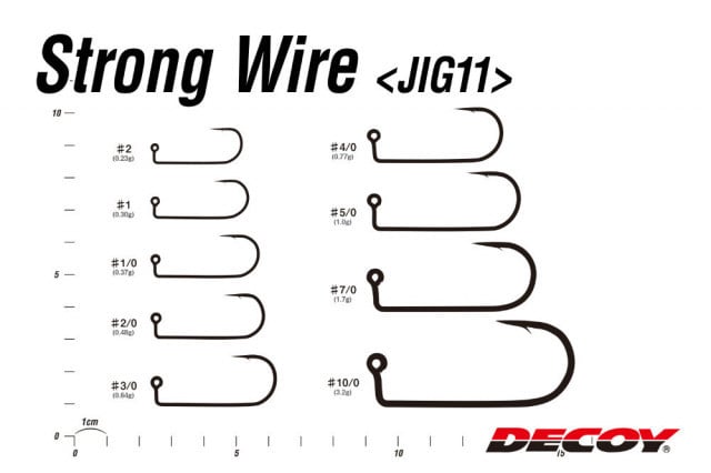 Carlige Jig Decoy Jig11 Strong Wire (Marime Carlige: Nr. 10/0) - 2 | YEO