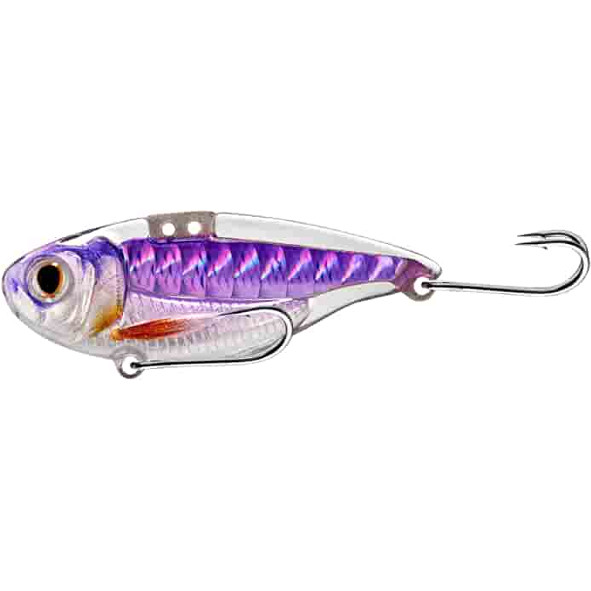 Cicada Livetarget Sonic Shad Blade Bait, culoare Violet-Black Back, 5,5cm, 14g