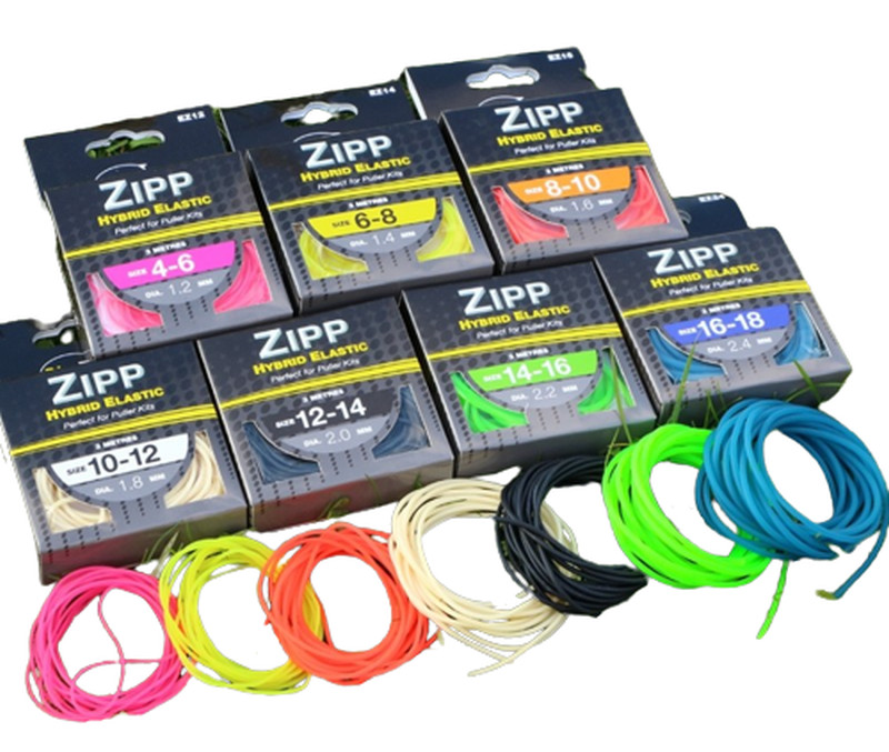 Elastic NuFish Zipp Hybrid Elastic EZ, 3m (Varianta: 2.20mm Fluoro Green)