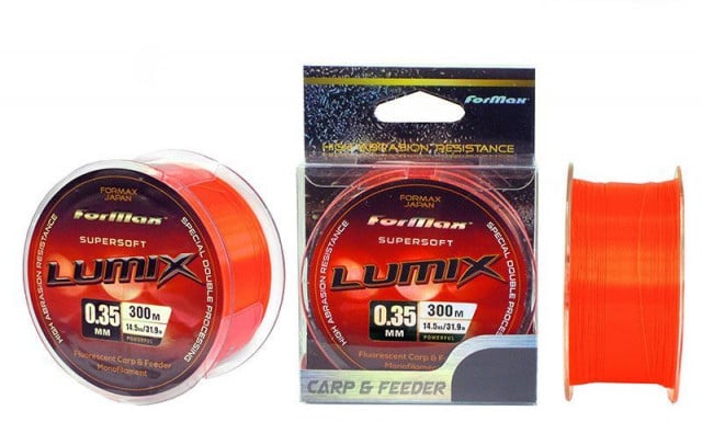 Fir Formax Lumix, Rosu Fluo, 300m (Diametru fir: 0.35 mm) - 1 | YEO