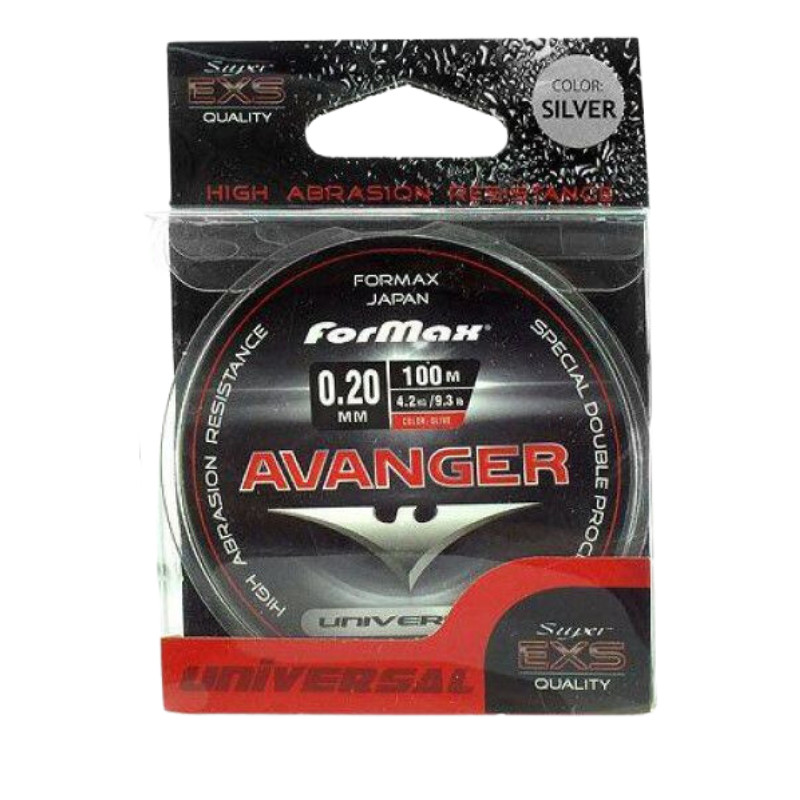 Fir Monofilament Formax Avanger Silver, 100m (Diametru fir: 0.20 mm)