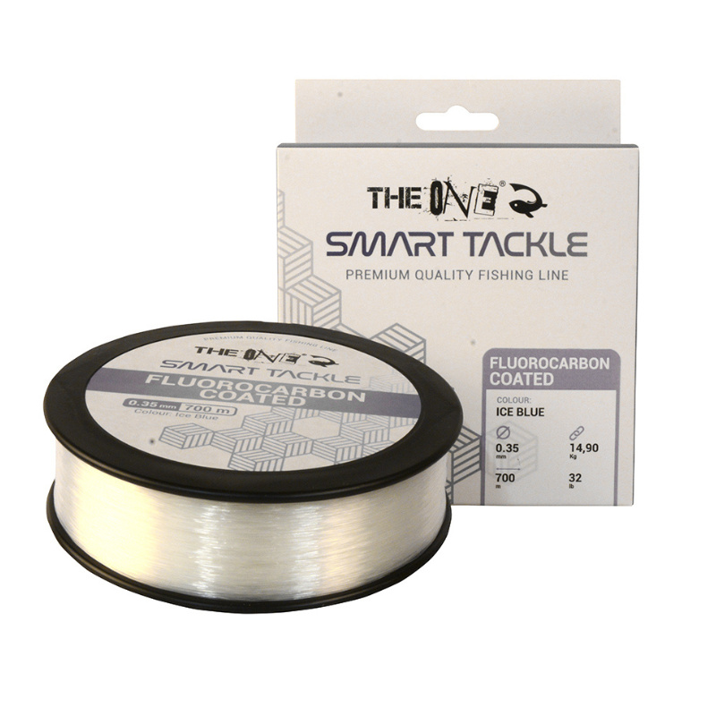 Fir Monofilament si Camasa De Fluorocarbon The One Coated Ice Blue (Diametru fir: 0.35 mm)