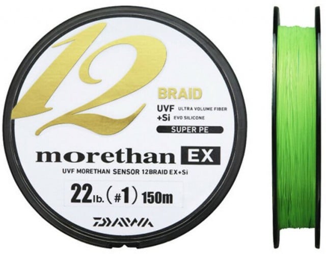 Fir textil Daiwa Morethan 12 Braid EX+SI, 135m (Diametru fir: 0.08 mm) - 1 | YEO