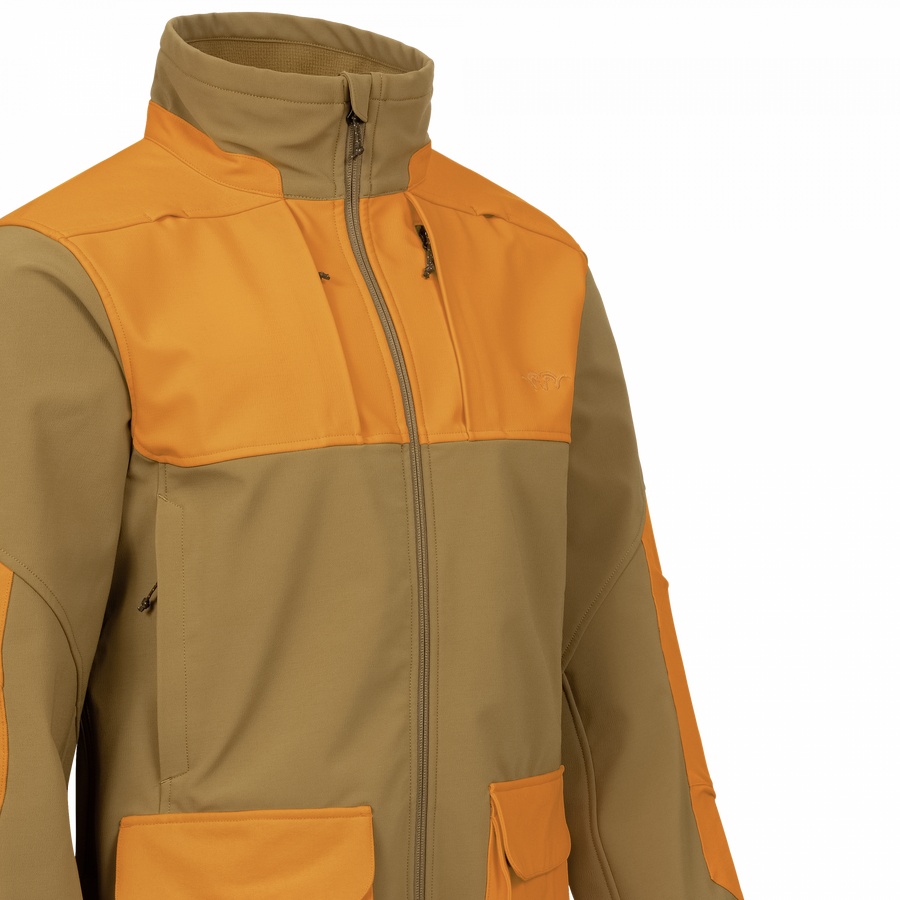 Jacheta Blaser SoftShell Tackle, Brown/blaze (Marime: 2XL) - 4 | YEO