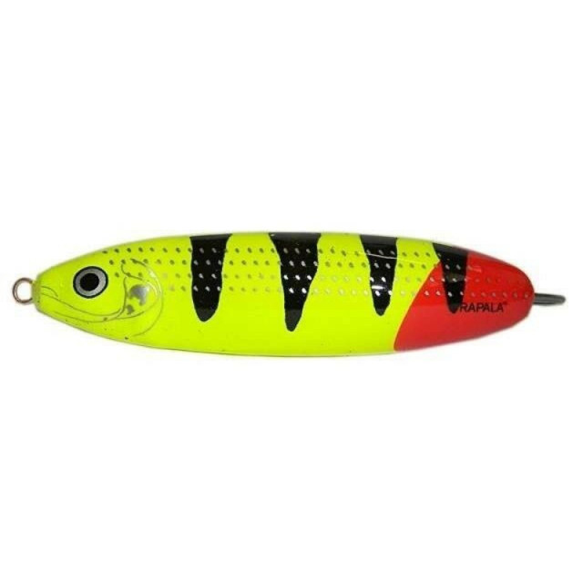 Lingurita oscilanta antibradis Rapala Minnow Spoon, culoare FYRT, 7cm, 15g