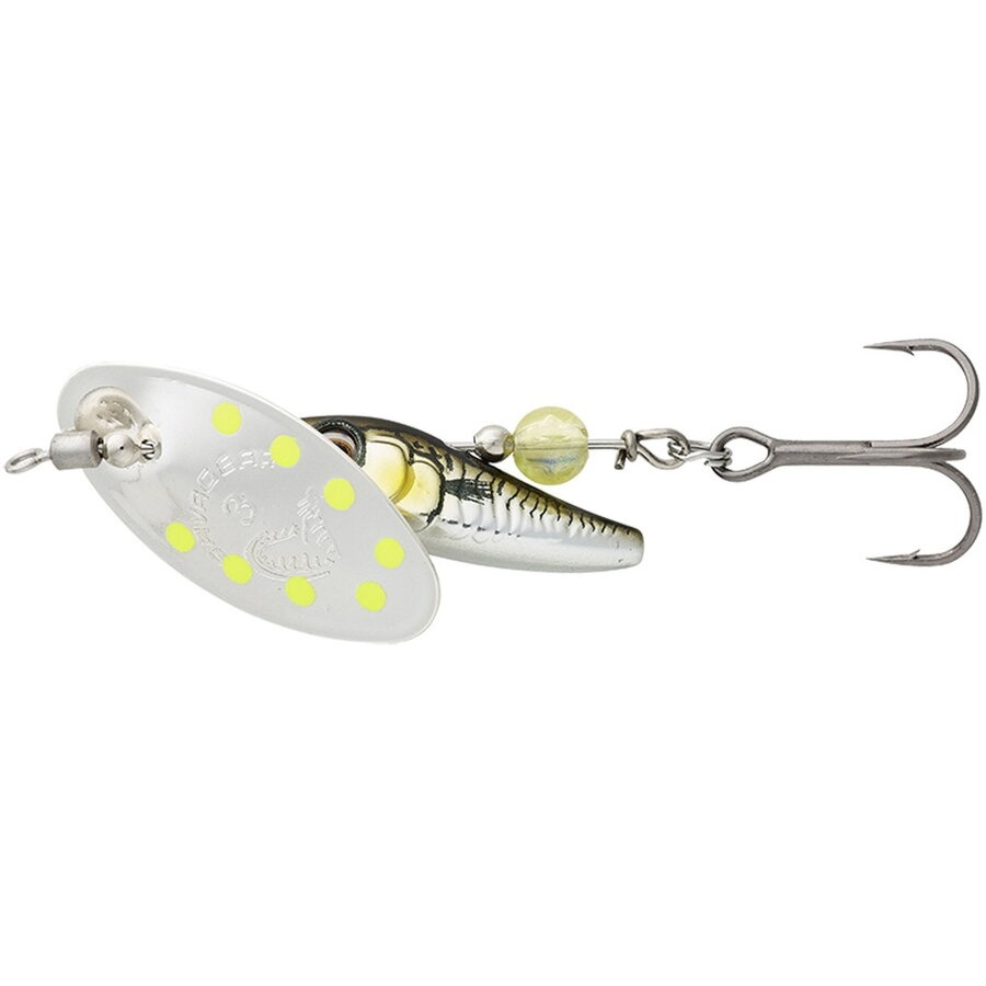 Lingurita Rotativa Savage Gear Spinner Sticklebait Sinking Nr.3, Green Silver Ayu, 7.3g