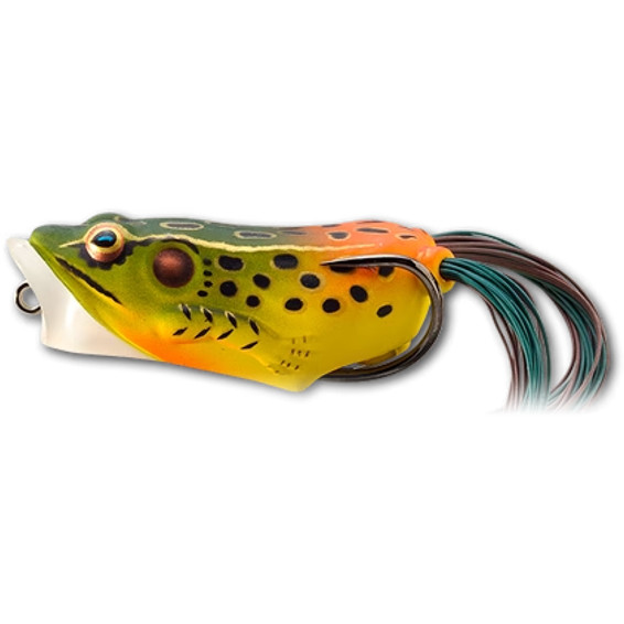 Naluca Livetarget Hollow Frog Popper, culoare Emerald-Red, 6.5cm, 14g