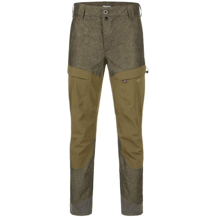 Pantaloni Blaser Ake, Olive Melange-Black (Marime: 48)