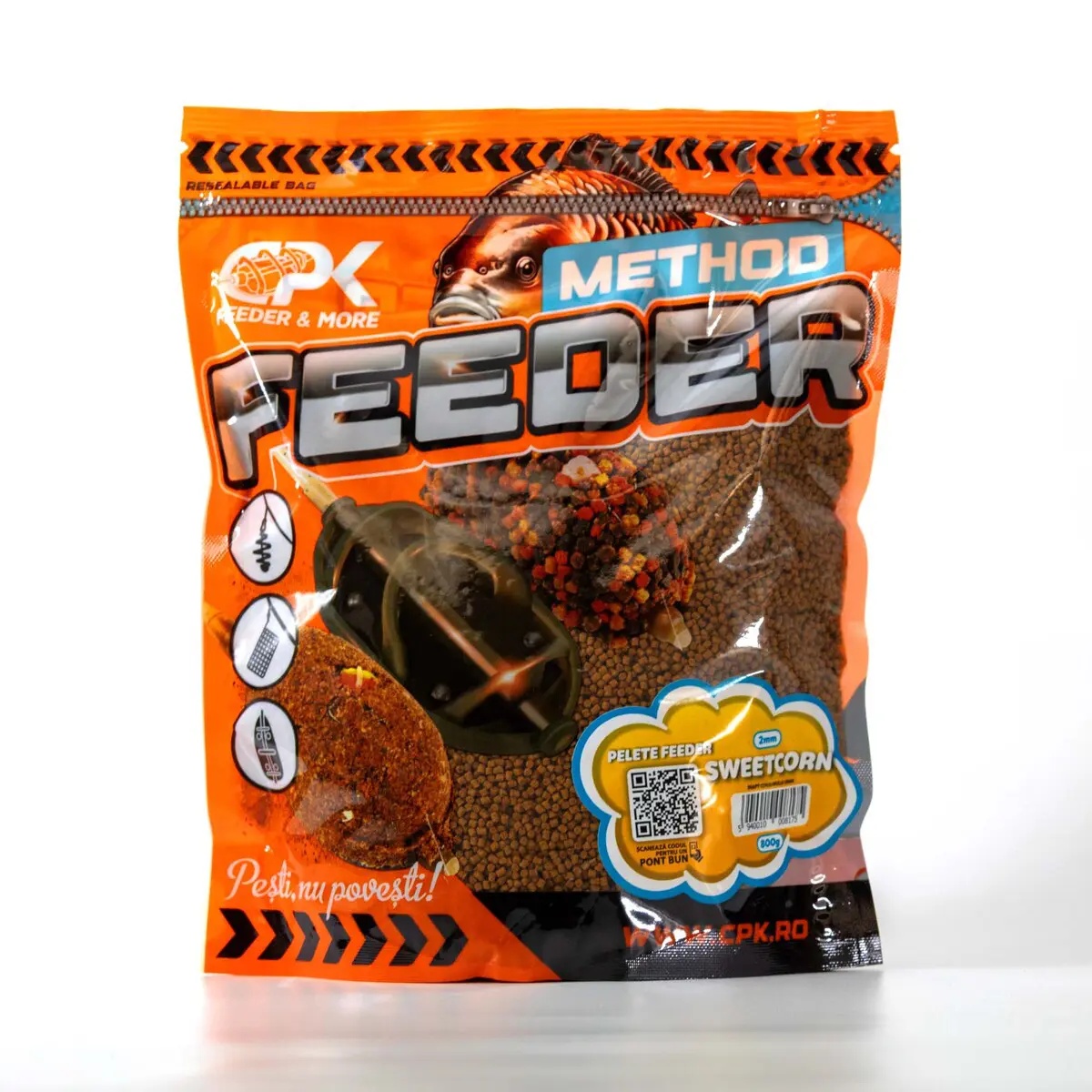 Pelete CPK Feeder&More, 2mm, 800g (Aroma: Squid & Octopus) - 4 | YEO
