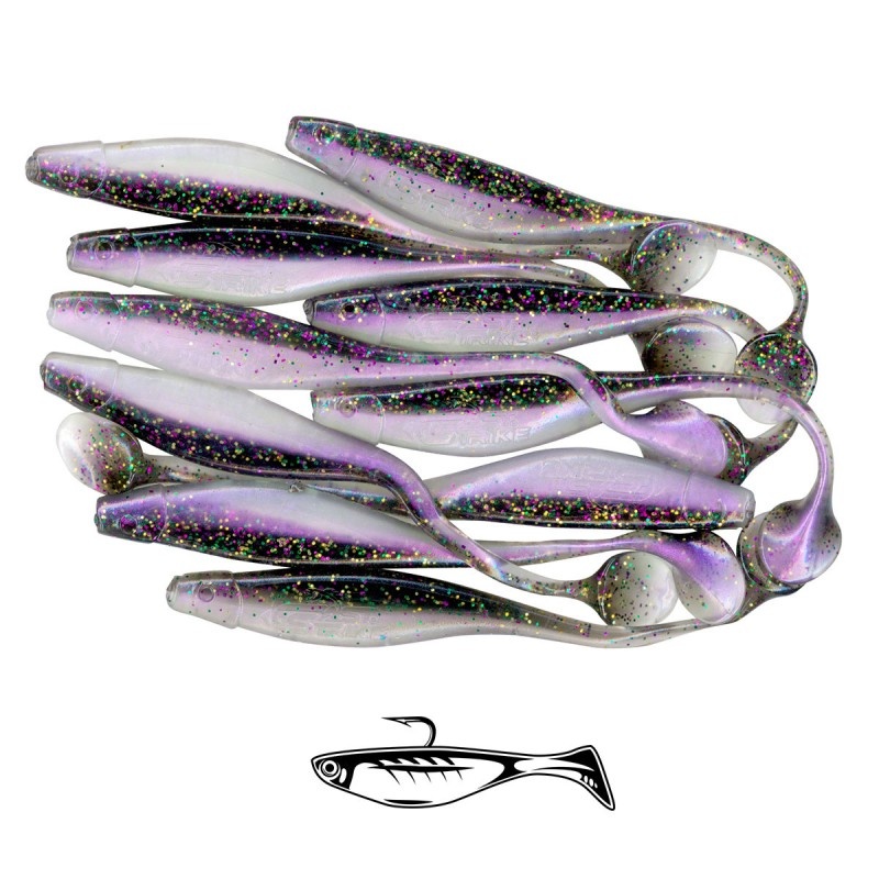 Shad Fast Strike Huky Kuky, Arborella Ghost, 11.5cm, 4.3g, 10buc/plic - 1 | YEO