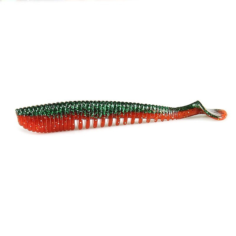 Shad Fast Strike Takeda, Culoare 11 Green Red Pepper, 8cm, 3.2g, 10buc/plic