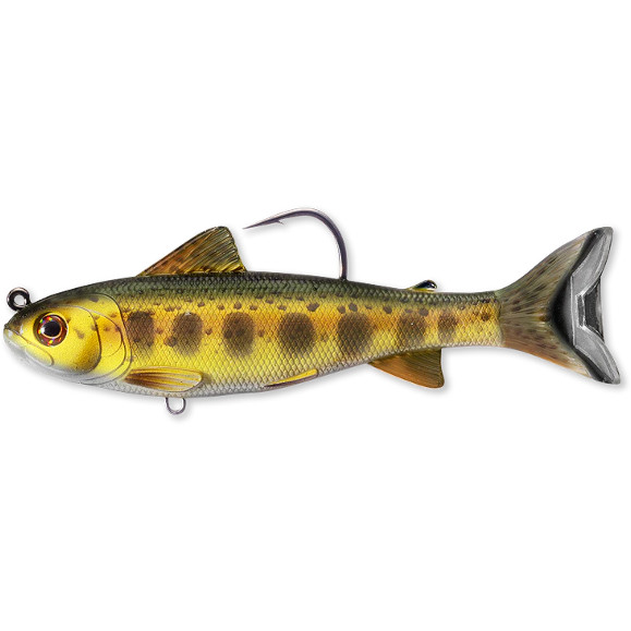 Shad Livetarget Trout Parr, culoare Gold-Olive, 10.9cm, 21g