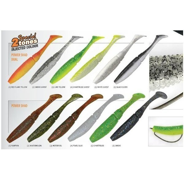 Shad Power Shad Pumpkin 5cm, 20buc/plic Rapture - 1 | YEO