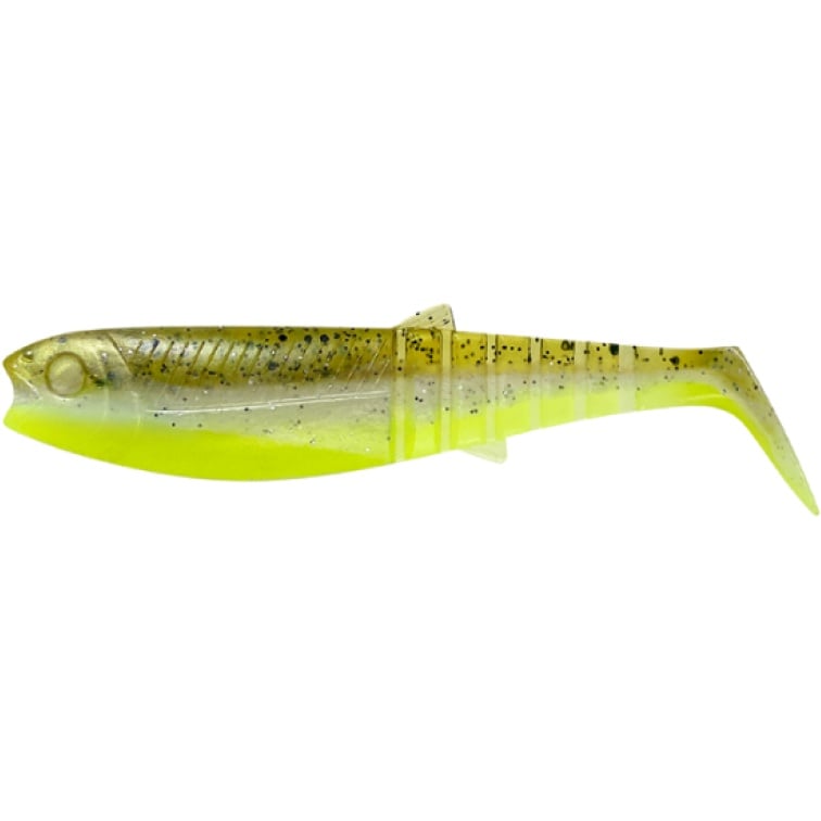 Shad Savage Gear Cannibal Shad, Green Pearl Yellow, 10cm, 9g, 5buc