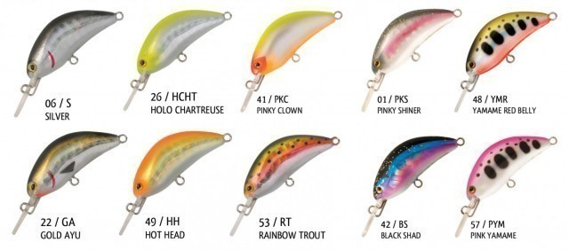 Vobler Hot Bean Area Sinking 4cm 3.5g Rainbow Trout Rapture - 1 | YEO