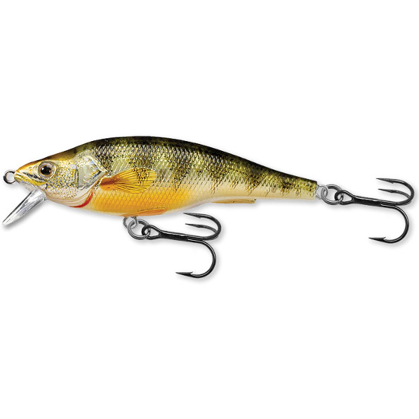 Vobler Livetarget Yellow Perch Jerkbait, culoare Metallic-Gloss, 7.3 cm, 11 g