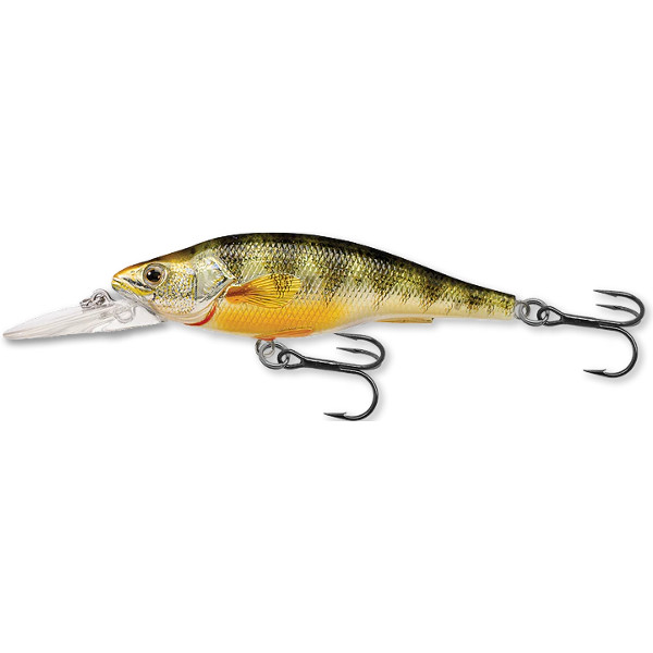 Vobler Livetarget Yellow Perch Jerkbait, culoare Metallic-Gloss, 9.8cm, 16g