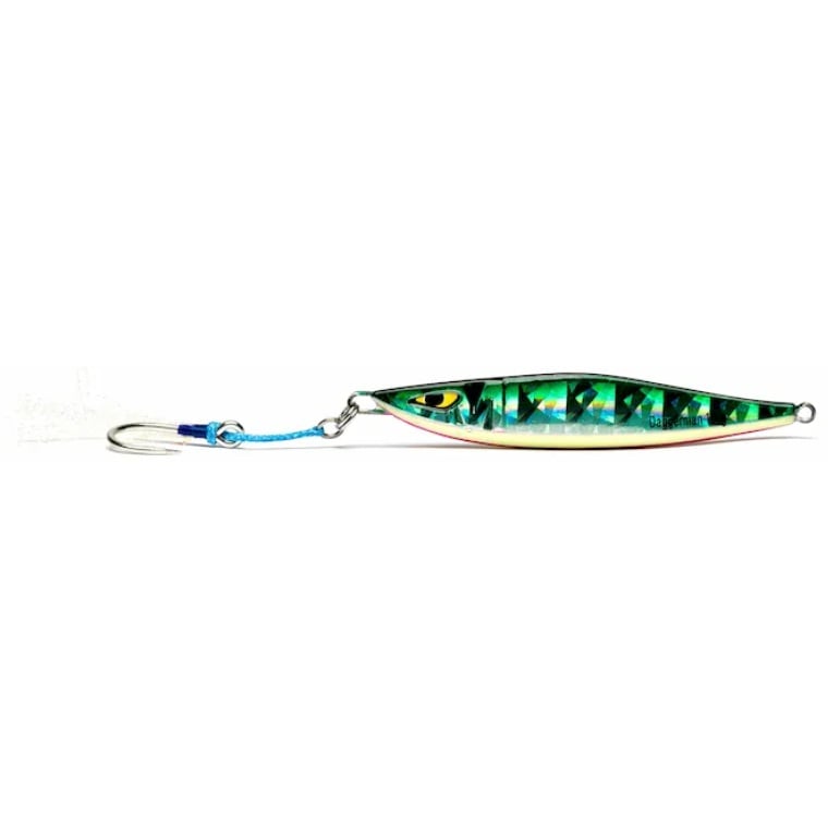 Vobler Pilker Mustad Jig Daggerman, Green Mackerel, 20cm, 100g - 1 | YEO