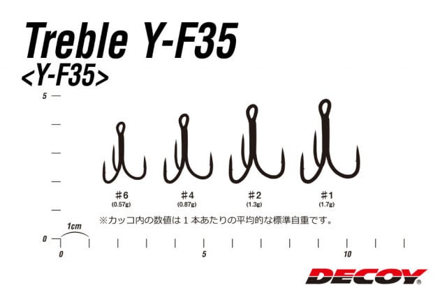 Ancora Decoy Y-F35 Long Shank Microbarb (Marime Ancora: Nr. 6) - 2 | YEO