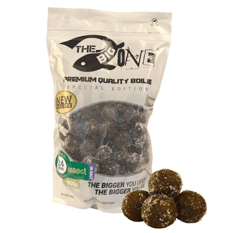Boilies Sarat The Big One Boilie in Salt, 24mm, 900g (Aroma: Insect)