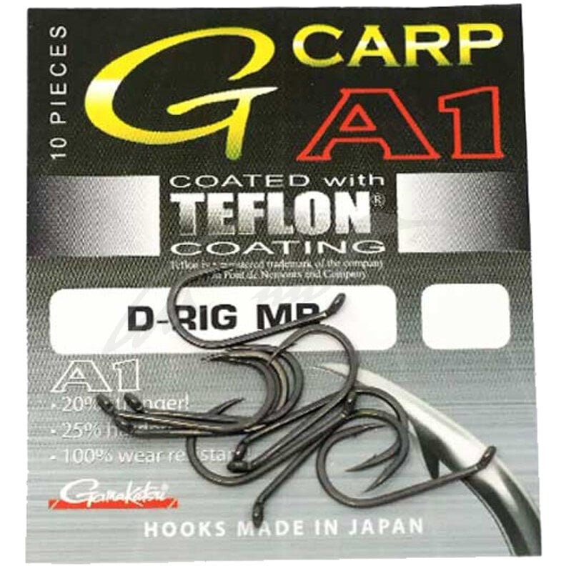 Carlig Gamakatsu A1 G-Carp D-Rig MB, 10 buc/plic (Marime Carlige: Nr. 8) - 1 | YEO