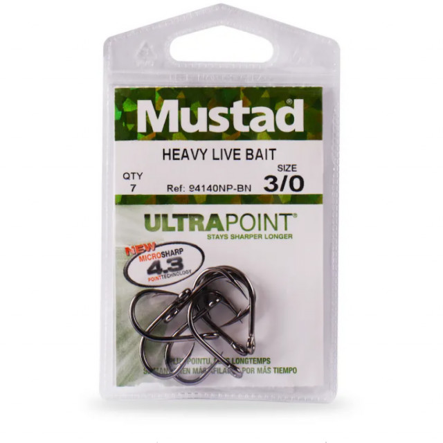 Carlig Mustad Ultrapoint BLN, 94140NPBN (Marime Carlige: Nr. 6) - 1 | YEO