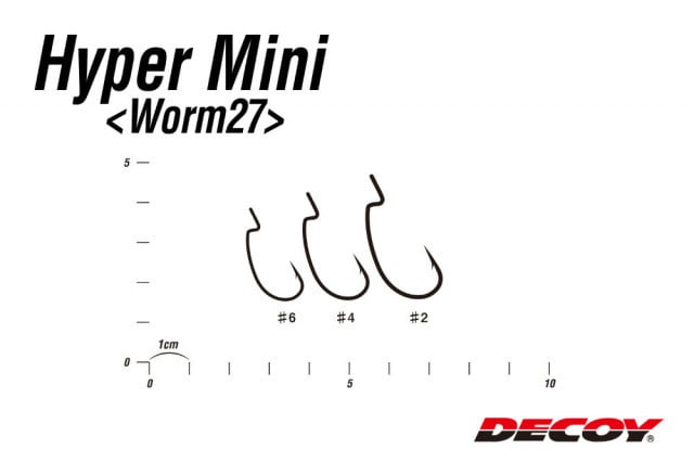 Carlige Offset Decoy Worm 27 Kg Hyper Mini (Marime Carlige: Nr. 2) - 1 | YEO