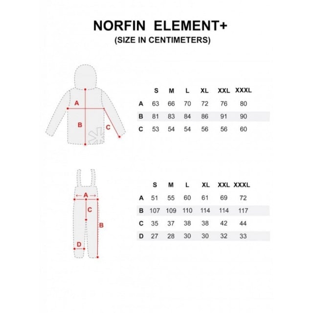 Costum iarna Norfin Element + (Marime: L) - 5 | YEO