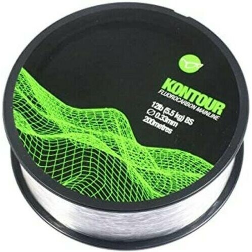 Fir Fluorocarbon Korda Kontour Mainline, 200m (Diametru fir: 0.33 mm)