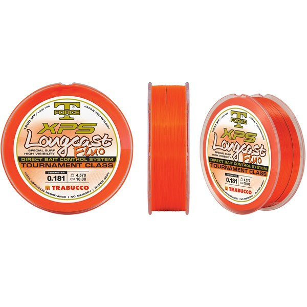 Fir monofilament Trabucco T-force XPS Longcast Fluo, 1200m (Diametru fir: 0.40 mm) - 1 | YEO