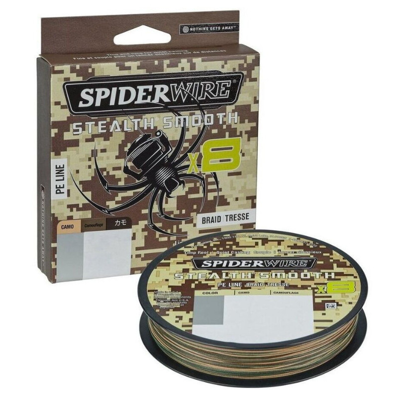 Fir Textil SpiderWire Stealth Smooth 8 Braid, Camo, 150m (Diametru fir: 0.23 mm)