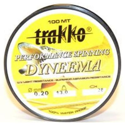 Fir Textil Trakko Dyneema Performance, verde fluo, 100 m (Diametru fir: 0.25 mm)