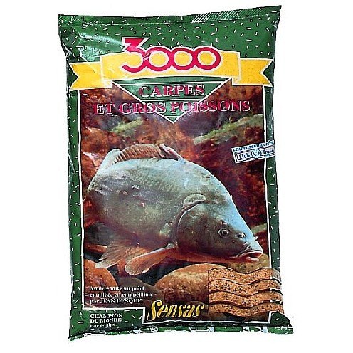 Groundbait Sensas 3000 Carpes ET Gross Poissons, Carp Red, 1Kg