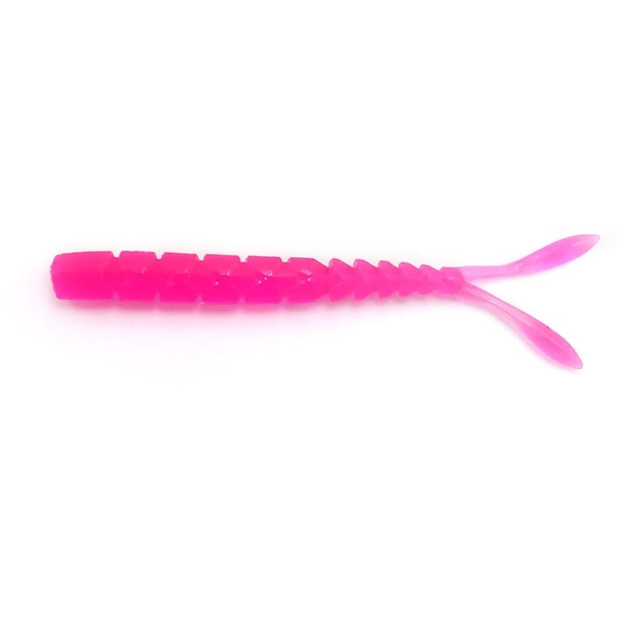 Grub Mustad Aji Micro Pilo, UV Clear Pink, 5cm, 15buc/plic