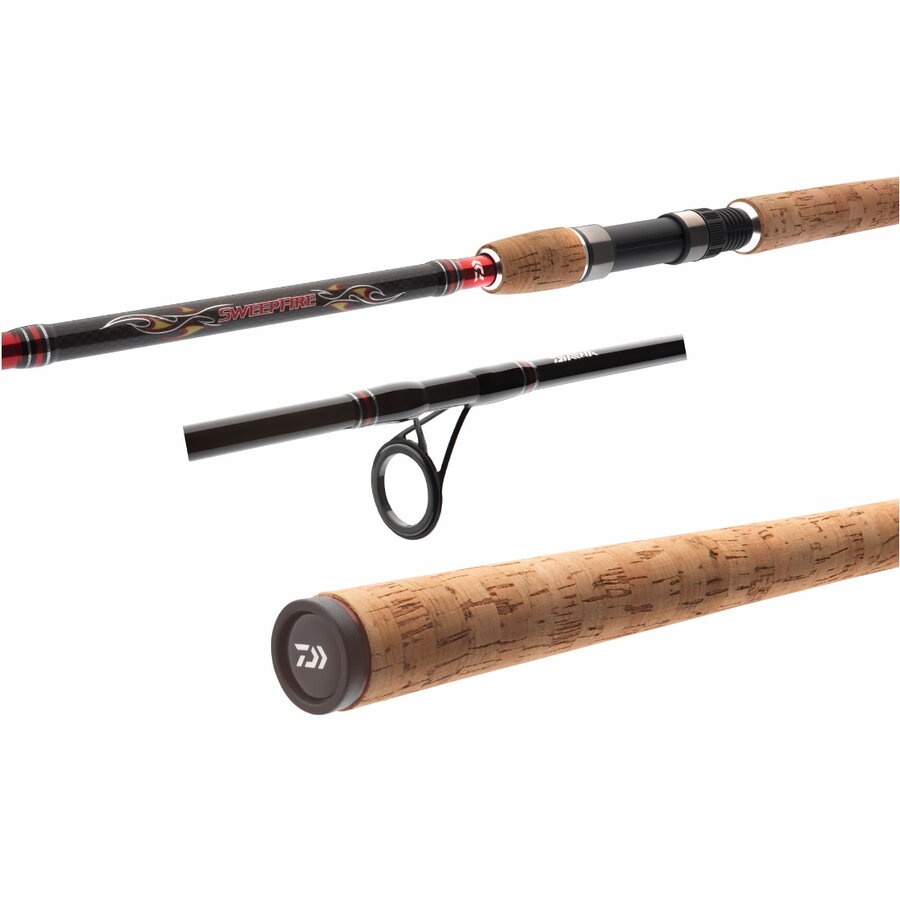 Lanseta Daiwa Sweepfire Spin, 2.40m, 50-150g, 2 tronsoane - 1 | YEO