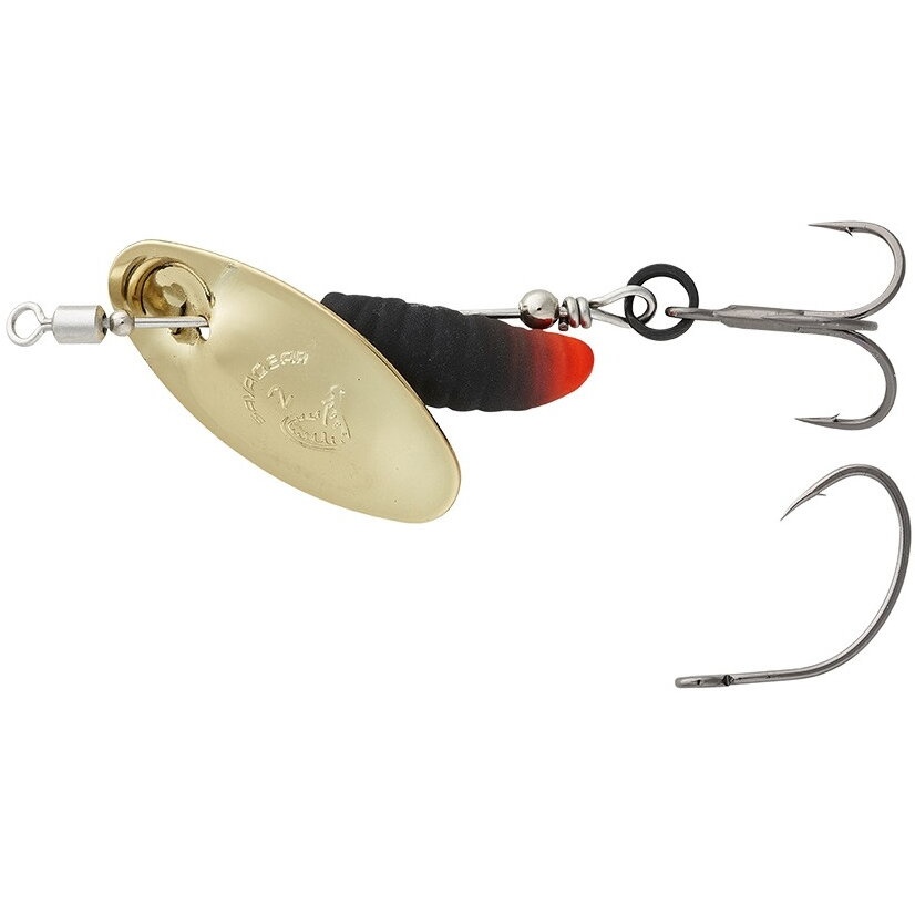 Lingurita Rotativa Savage Gear Spinner Grub Sinking Nr.1, Gold Black, 3.8g