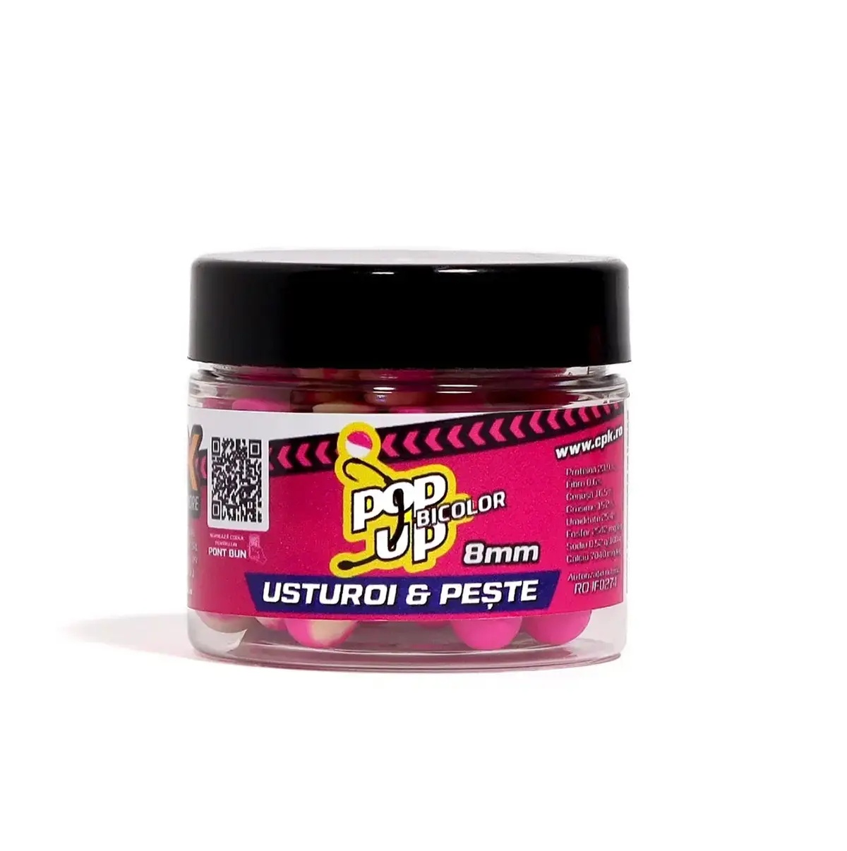 Pop Up Bicolor CPK, 8mm, 15g (Aroma: Tutti-Frutti) - 1 | YEO