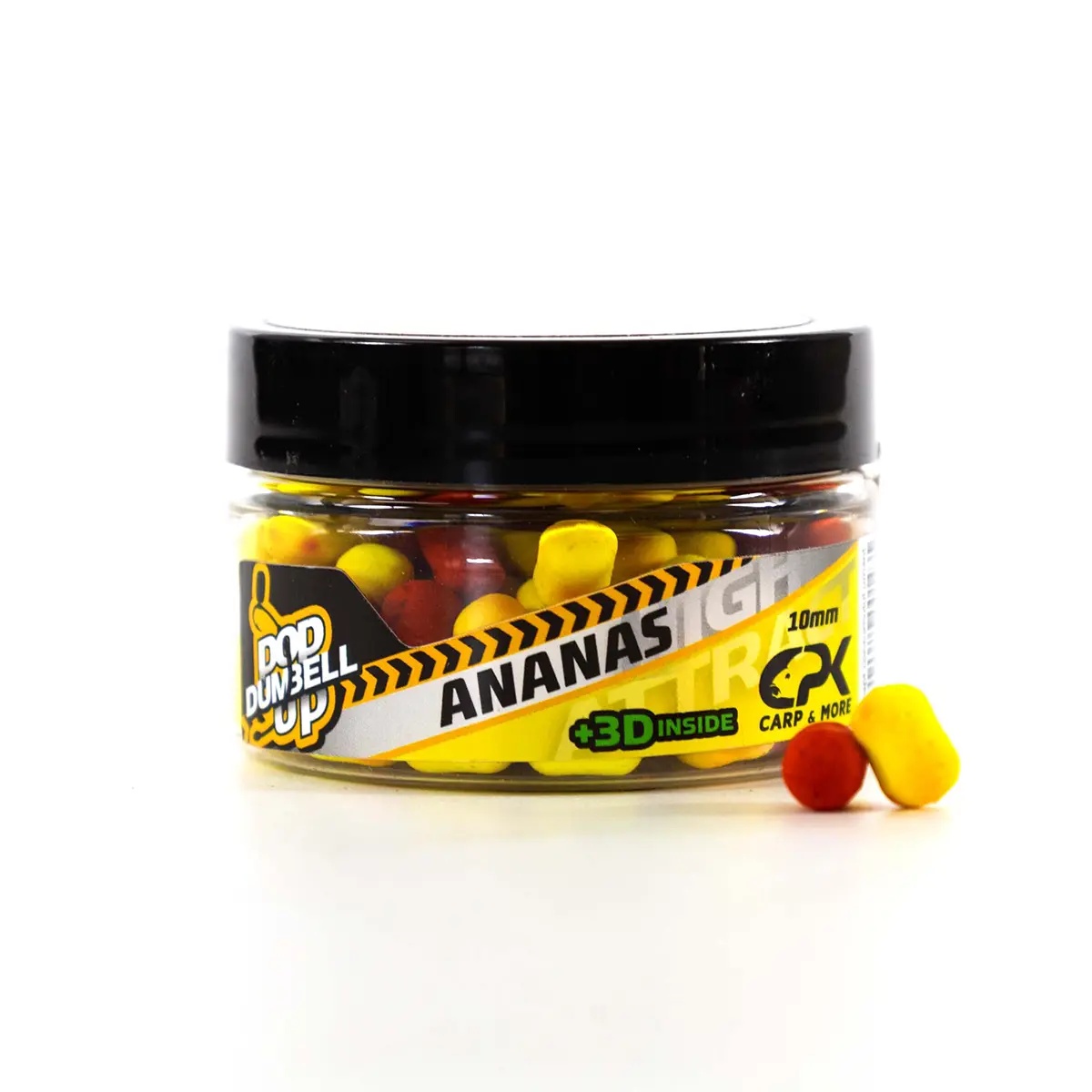 Pop Up de Carlig CPK Dumbell 3D, 10mm, 20g (Aroma: Special Fruits) - 1 | YEO