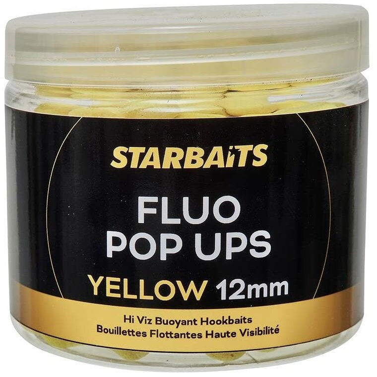 Pop Up StarBaits Fluo Yellow, 70g (Marime: 12 mm)