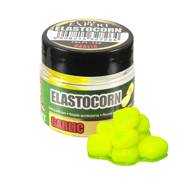 Porumb artificial Carp Expert Elastocorn, maxi (Aroma: Usturoi)