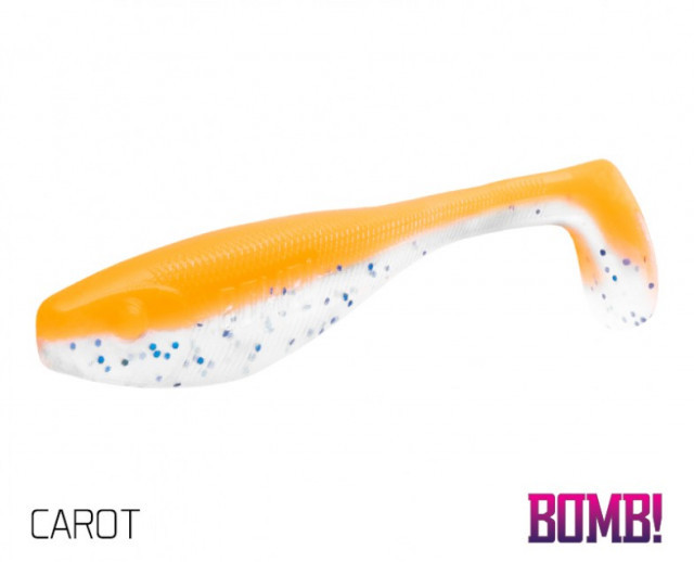 Shad Delphin BOMB Fatty, Carot, 10cm, 5 buc