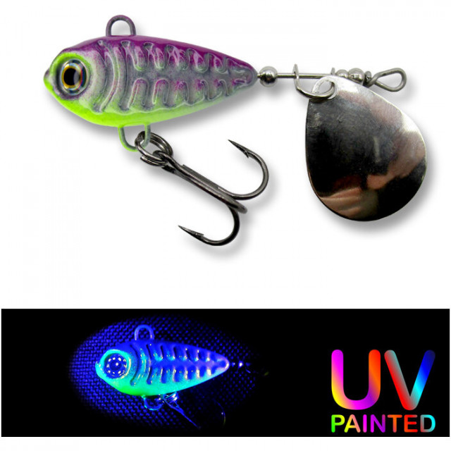 Spinnertail Berti Skeletonik Pro, Purple (Greutate SpinnerTail: 20g) - 1 | YEO