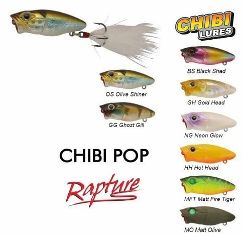 Vobler Chibi Pop Floating Hot Head 3.7cm, 2.5g Rapture - 1 | YEO