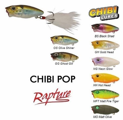 Vobler Chibi Pop Floating Neon Glow 3.7cm, 2.5g Rapture - 1 | YEO