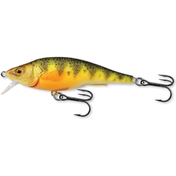 Vobler Livetarget Yellow Perch Jerkbait, culoare Florescent-Matte, 7,3cm, 11g