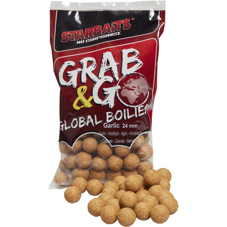 Boilies StarBaits Grab&Go Global, 24mm, 1kg (Aroma: Porumb dulce)