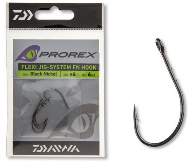 Carlige Daiwa Prorex Flexi Jig-System FN, 6buc (Marime Carlige: Nr. 1)