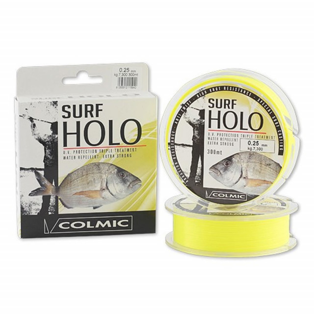 Fir monofilament Colmic Holo Surf Fluo 300m (Diametru fir: 0.18 mm)