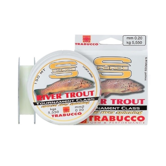 Fir S Force Spin-River Trout 150m Trabucco (Diametru fir: 0.18 mm)