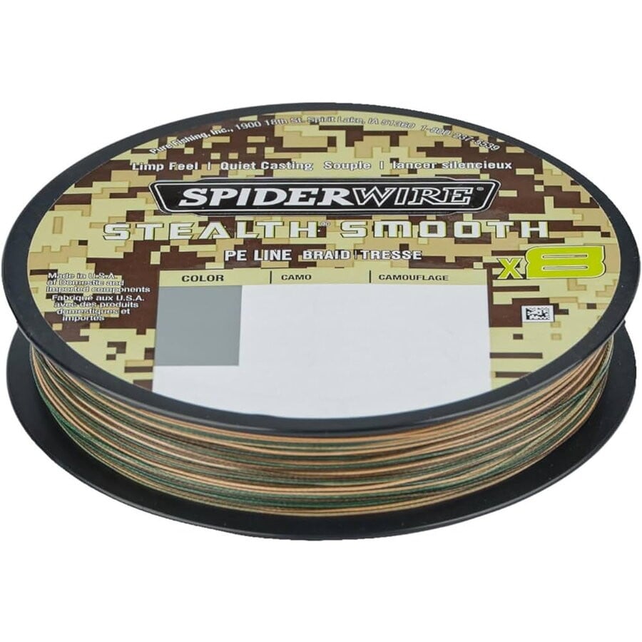 Fir Textil SpiderWire Stealth Smooth 8 Braid, Camo, 150m (Diametru fir: 0.19 mm) - 1 | YEO